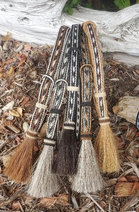 5 Strand Horse Hair Hatband with double tassels - Hats by Bru