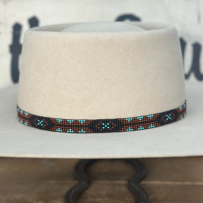 5/8" Beaded Stretch Hat Band - Hats by Bru