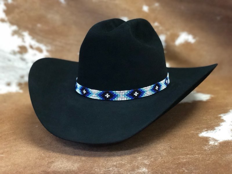 5/8" Beaded Stretch Hat Band - Hats by Bru