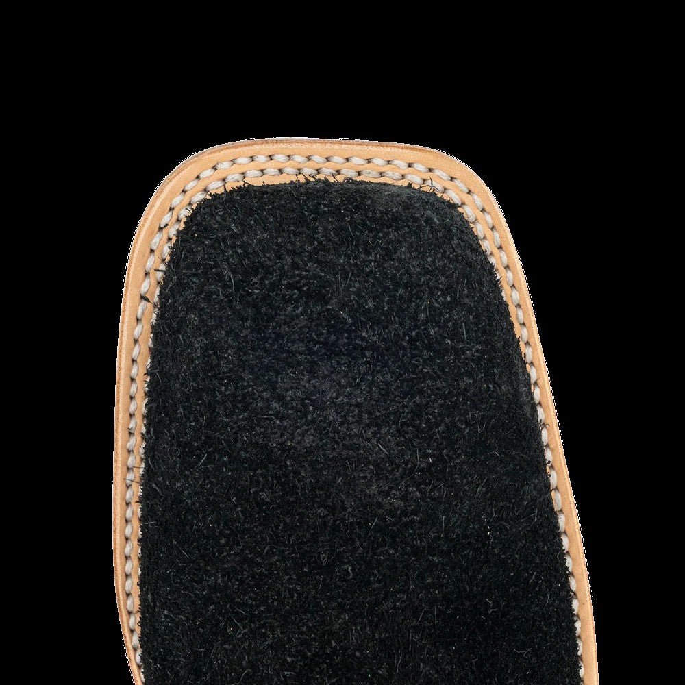 Fenoglio Boot Co. Black Roughout w/Cognac OPU Style No. 00101727 - Hats by Bru