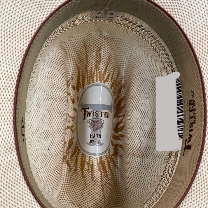 Preshaped Bangora Straw Hat - Hats by Bru